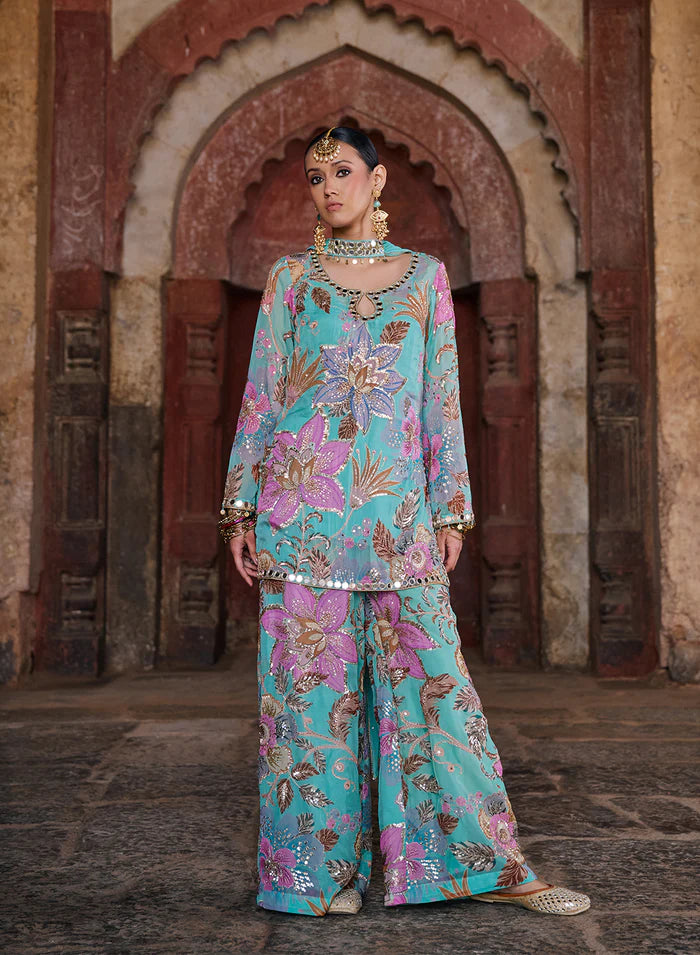 Eila Printed Sharara Set