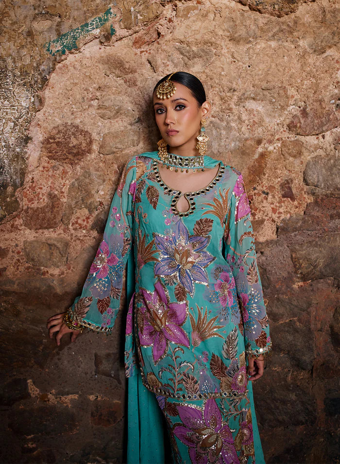 Eila Printed Sharara Set