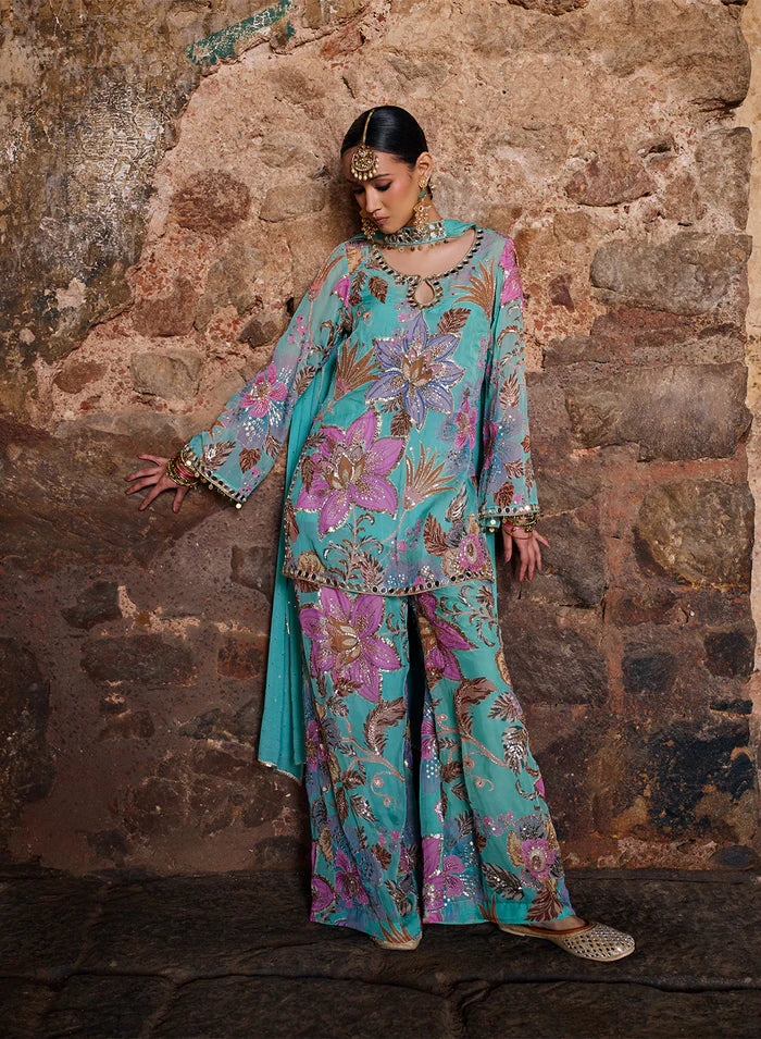 Eila Printed Sharara Set
