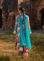 Fariya Printed Velvet Suit Set