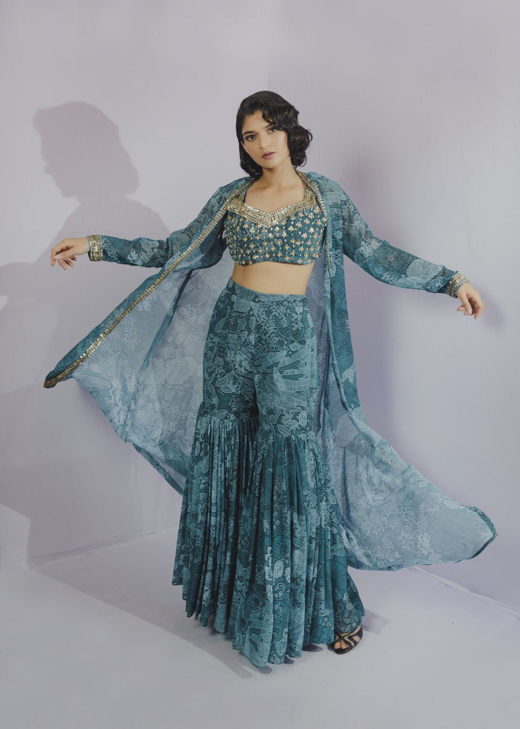 Social Butterfly Sharara Set