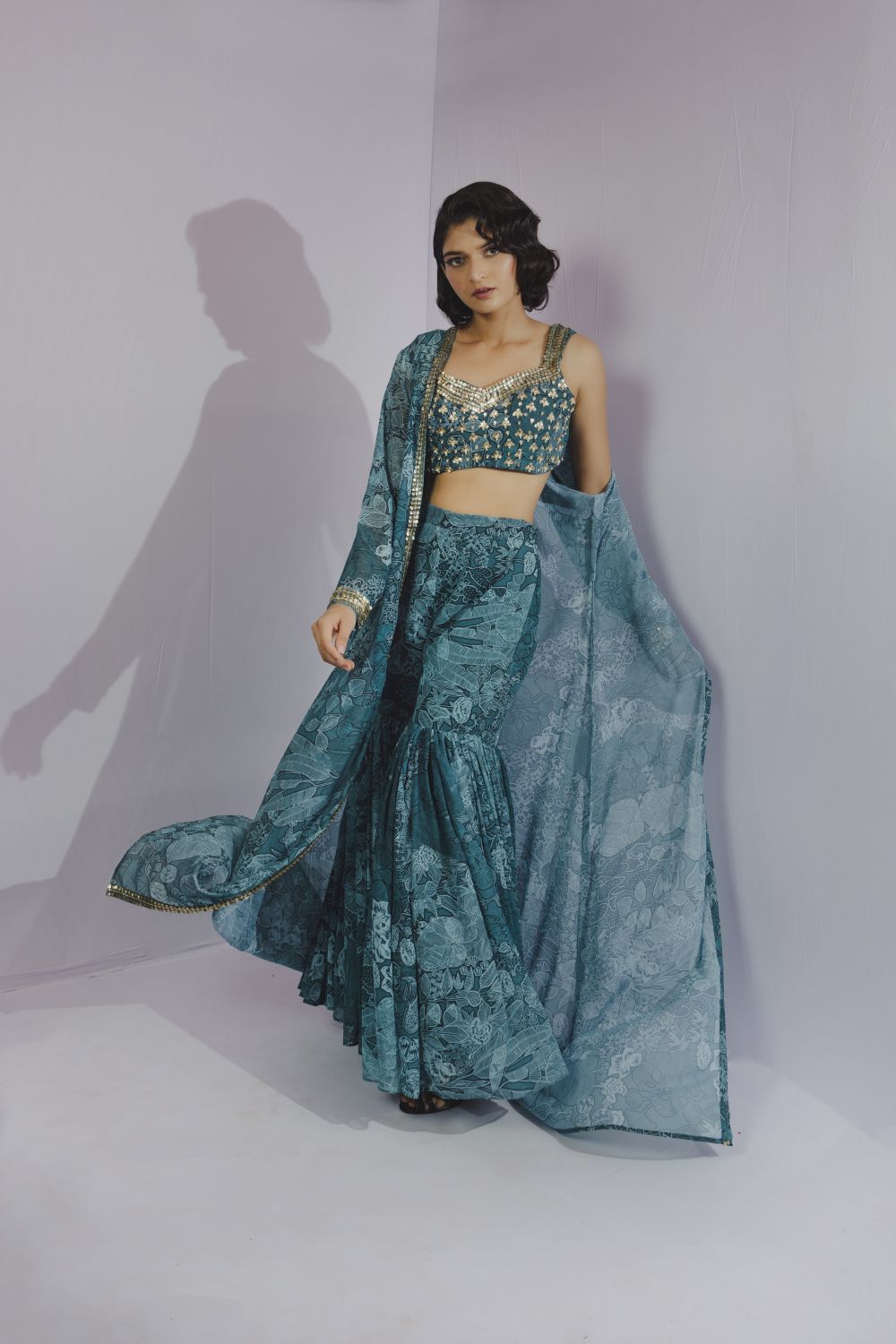 Social Butterfly Sharara Set