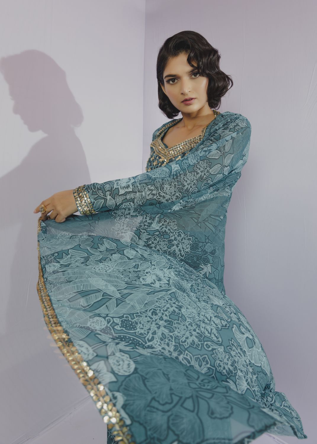 Social Butterfly Sharara Set
