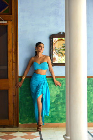 Layla Bead Work Skirt Set