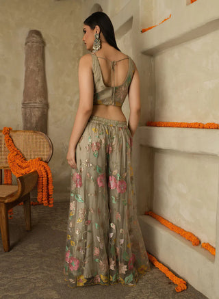 Godavari Patchwork Gharara Set