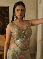 Godavari Patchwork Gharara Set