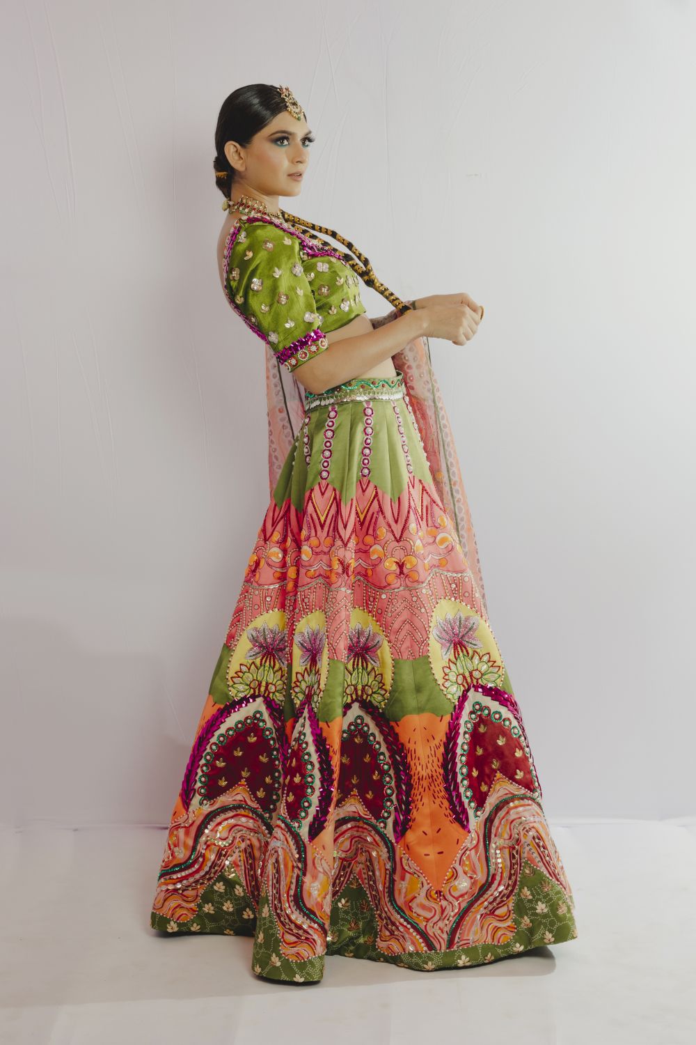 Phool Mahal Lehenga Secondary image