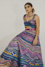 Metallic Saga Lehenga