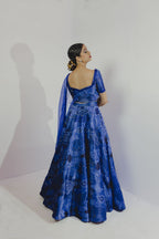 Azurite River Lehenga