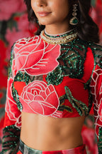 Amaeya Rose Lehenga