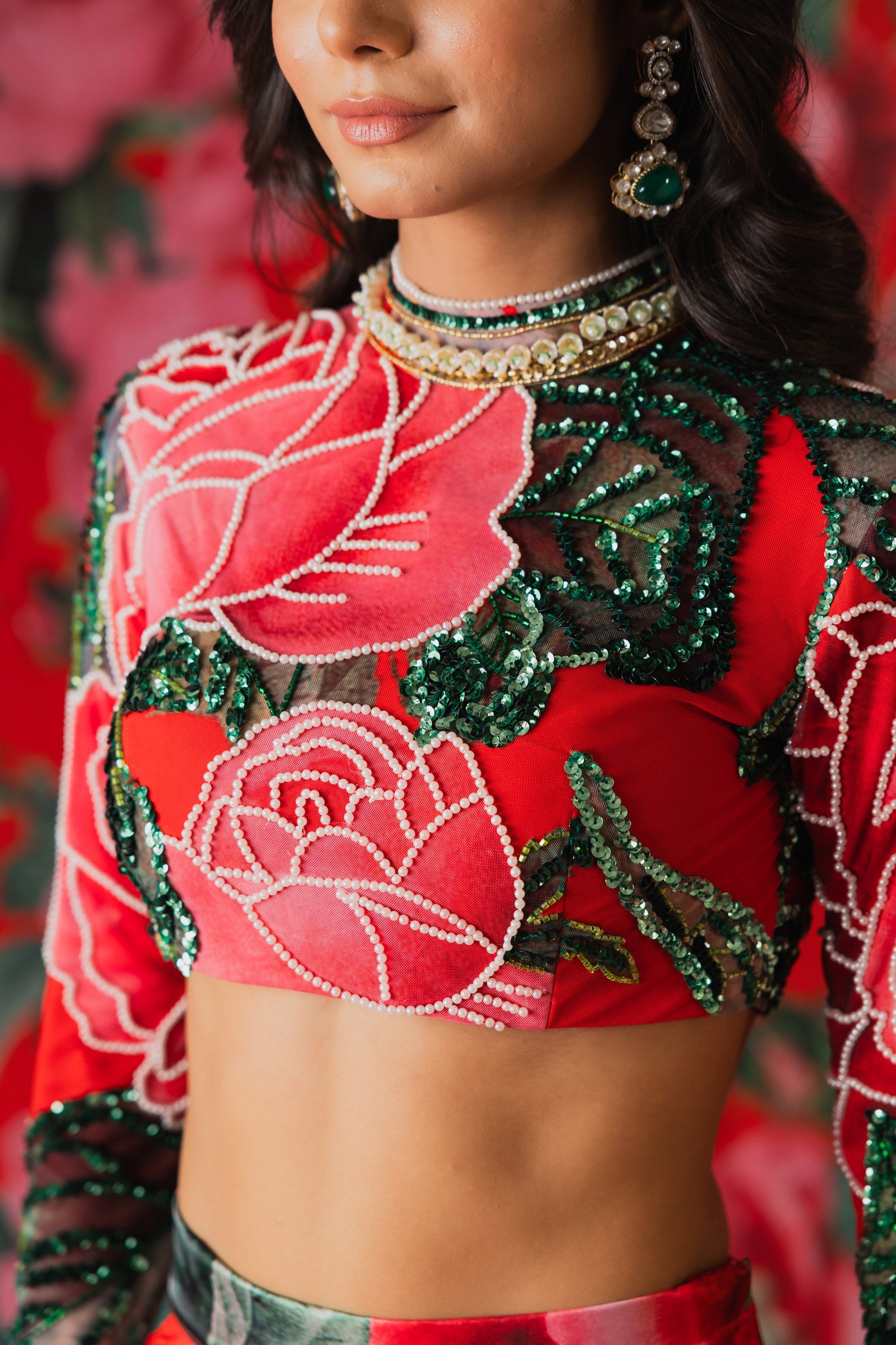 Amaeya Rose Lehenga
