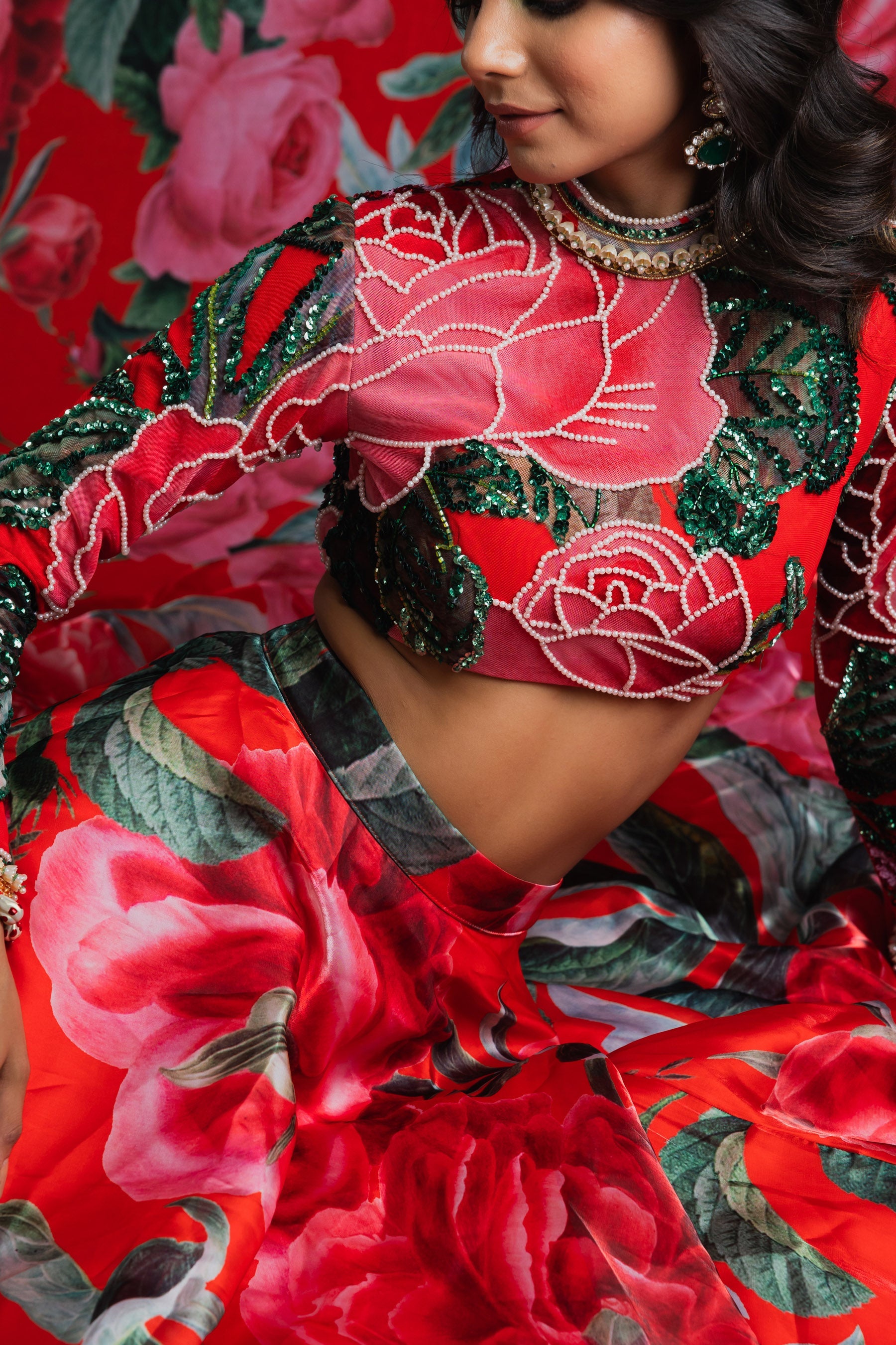 Amaeya Rose Lehenga