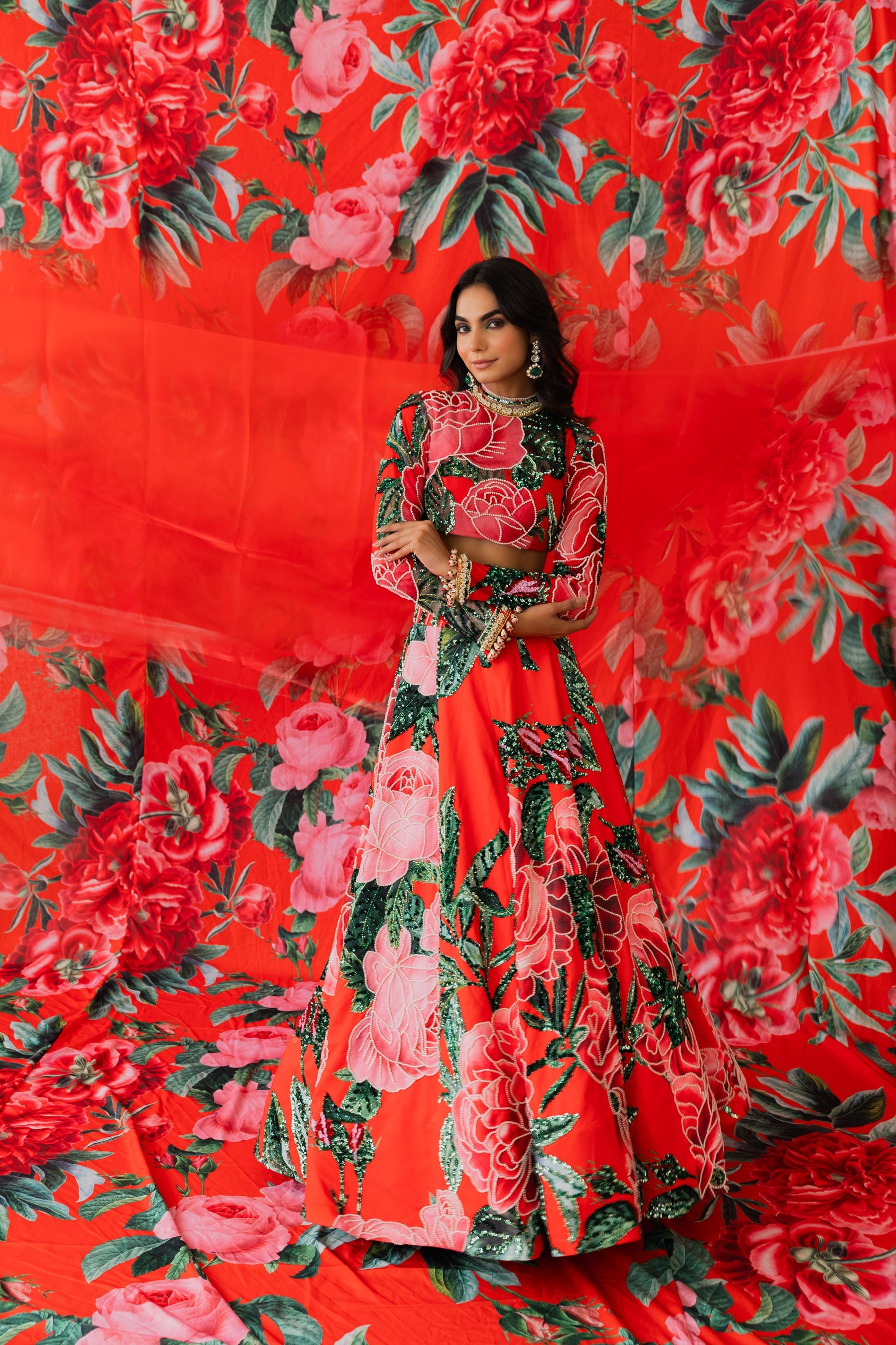 Sia Floral Lehenga Secondary image