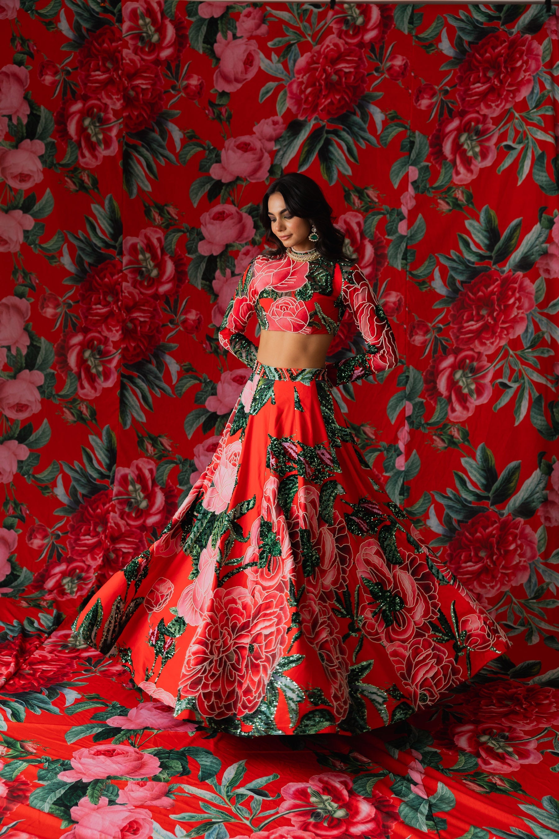 Sia Floral Lehenga Main image