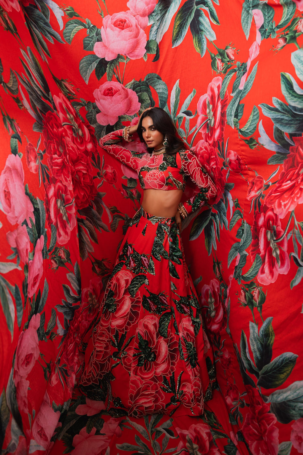 Sia Floral Lehenga