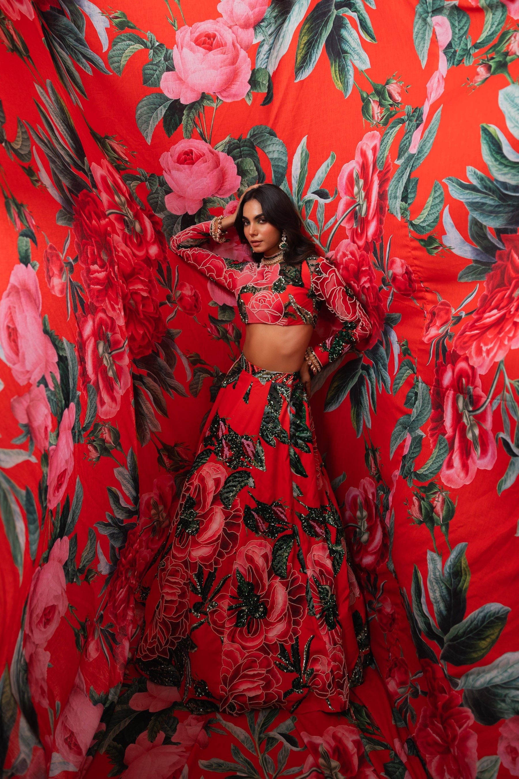 Sia Floral Lehenga