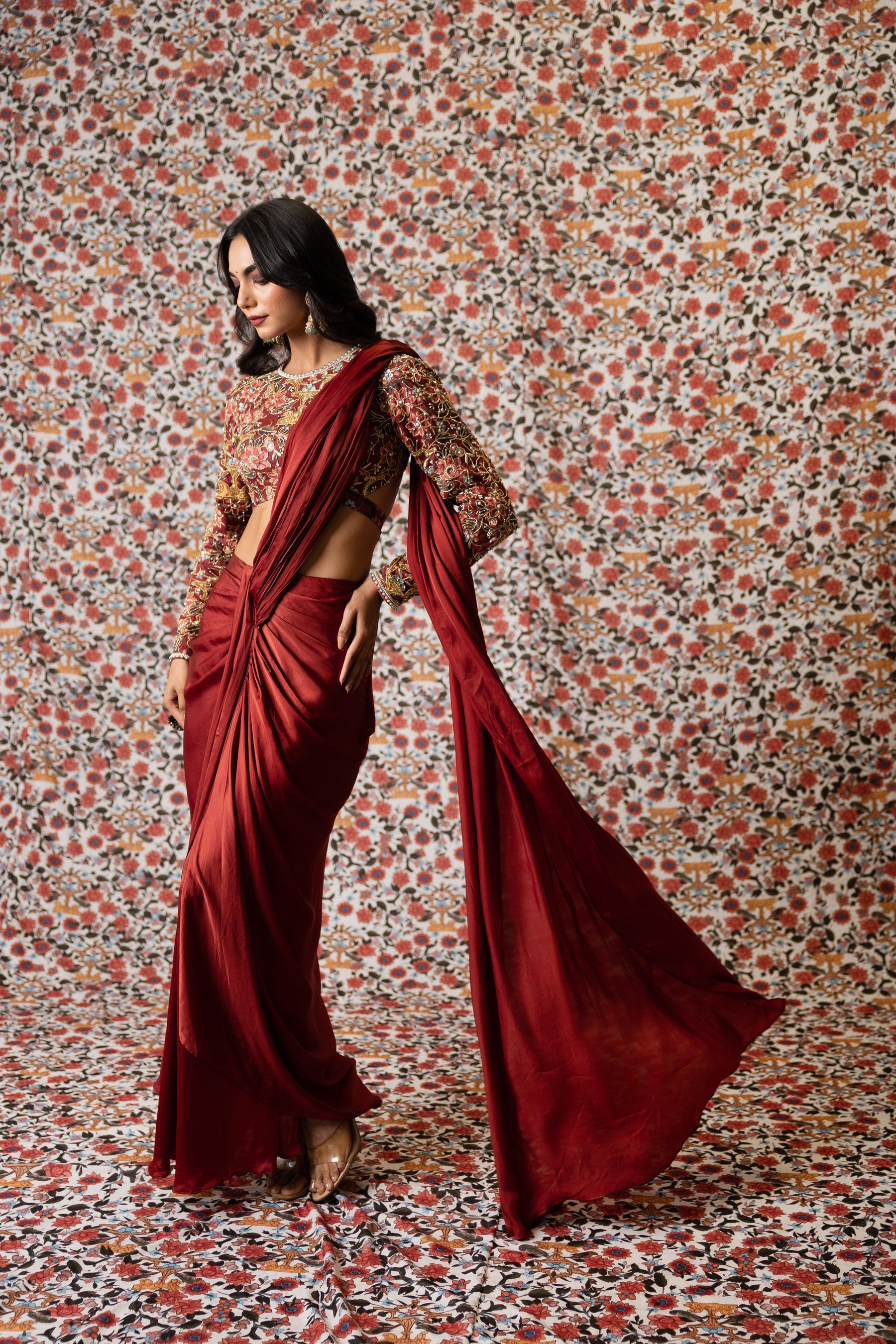 Rouvelle Drape Saree Main image