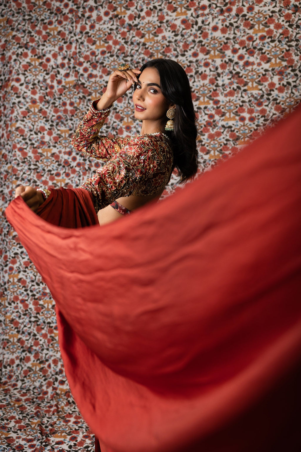 Rouvelle Drape Saree