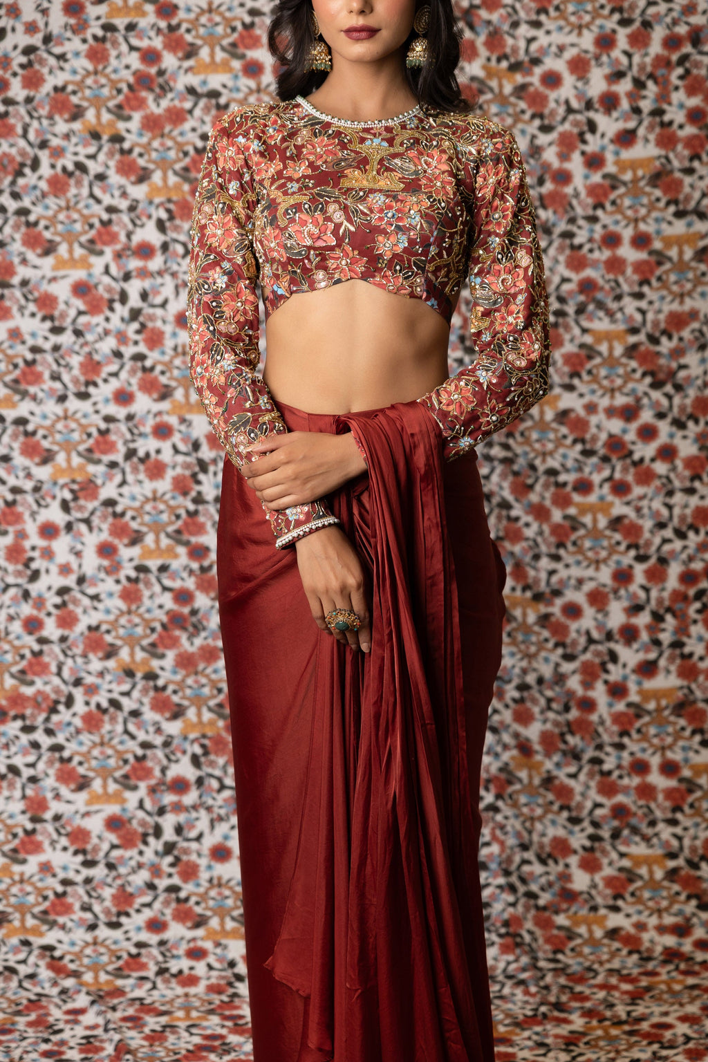 Rouvelle Drape Saree