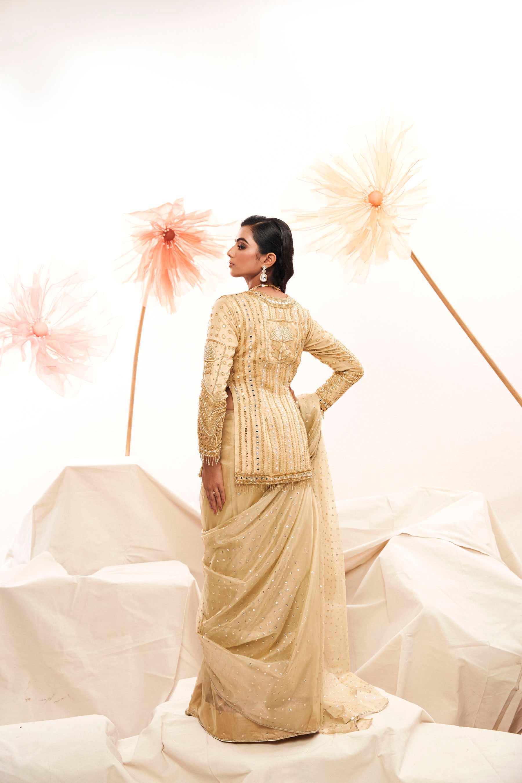 Opaline Rush Saree Secondary image