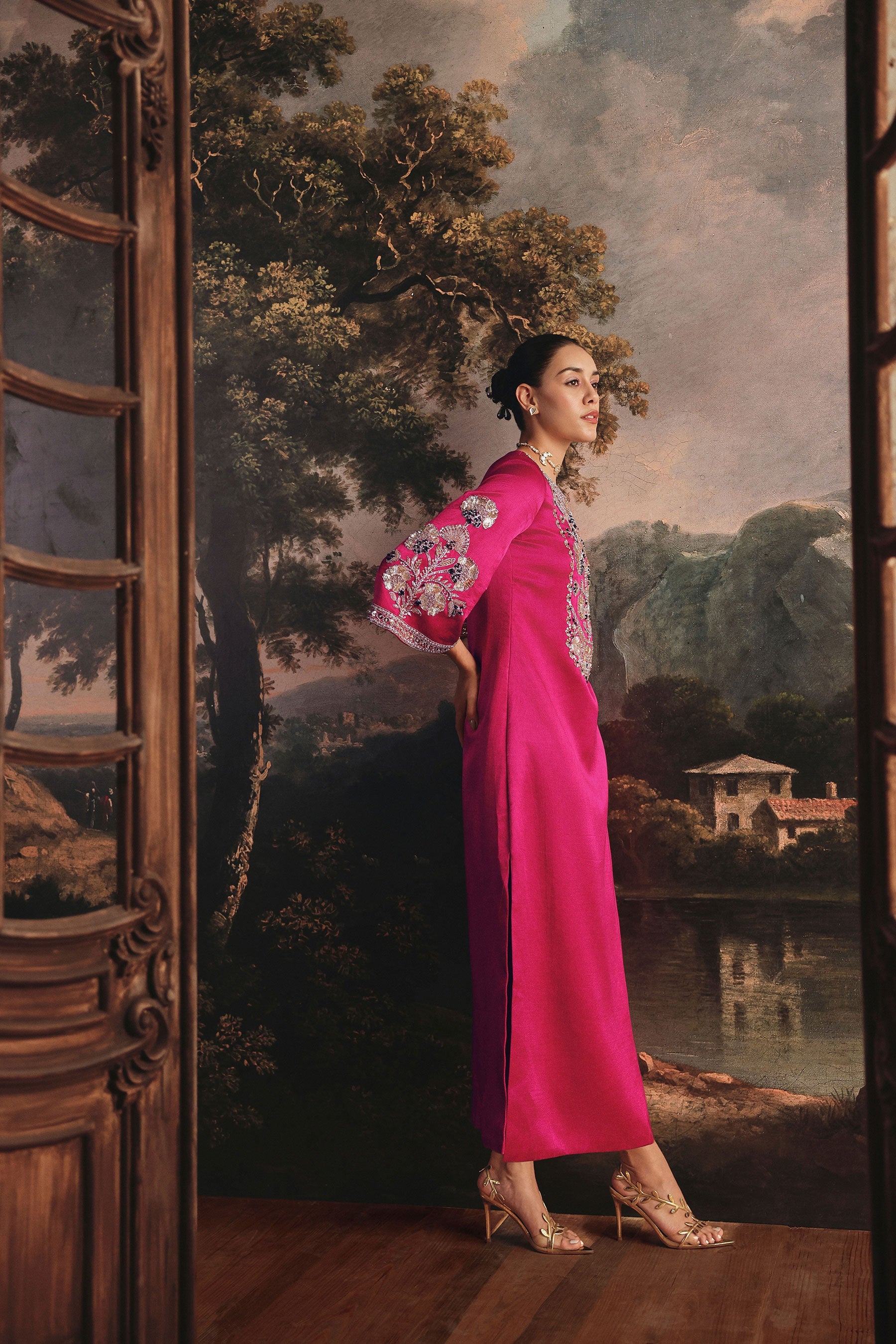 Petal Patti Long Dress