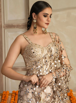 Kamakshi Pre Draped Corset Saree