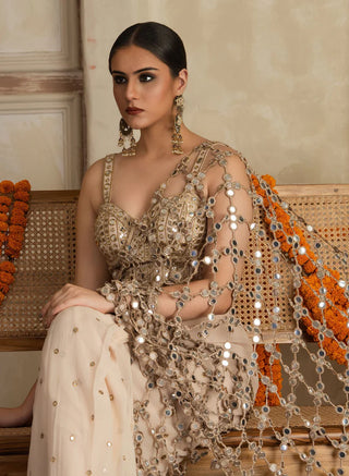 Kamakshi Pre Draped Corset Saree