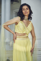 Sequin Blouse & Pant Set