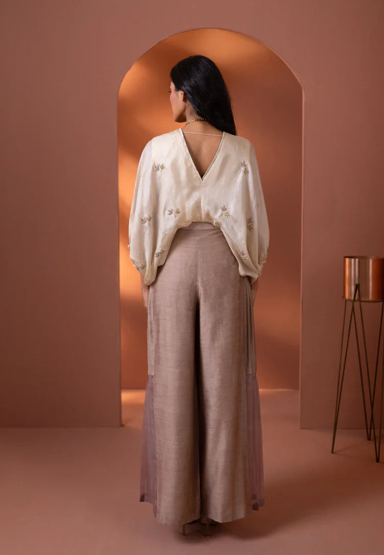 Florence Tussar Silk  Pant Set