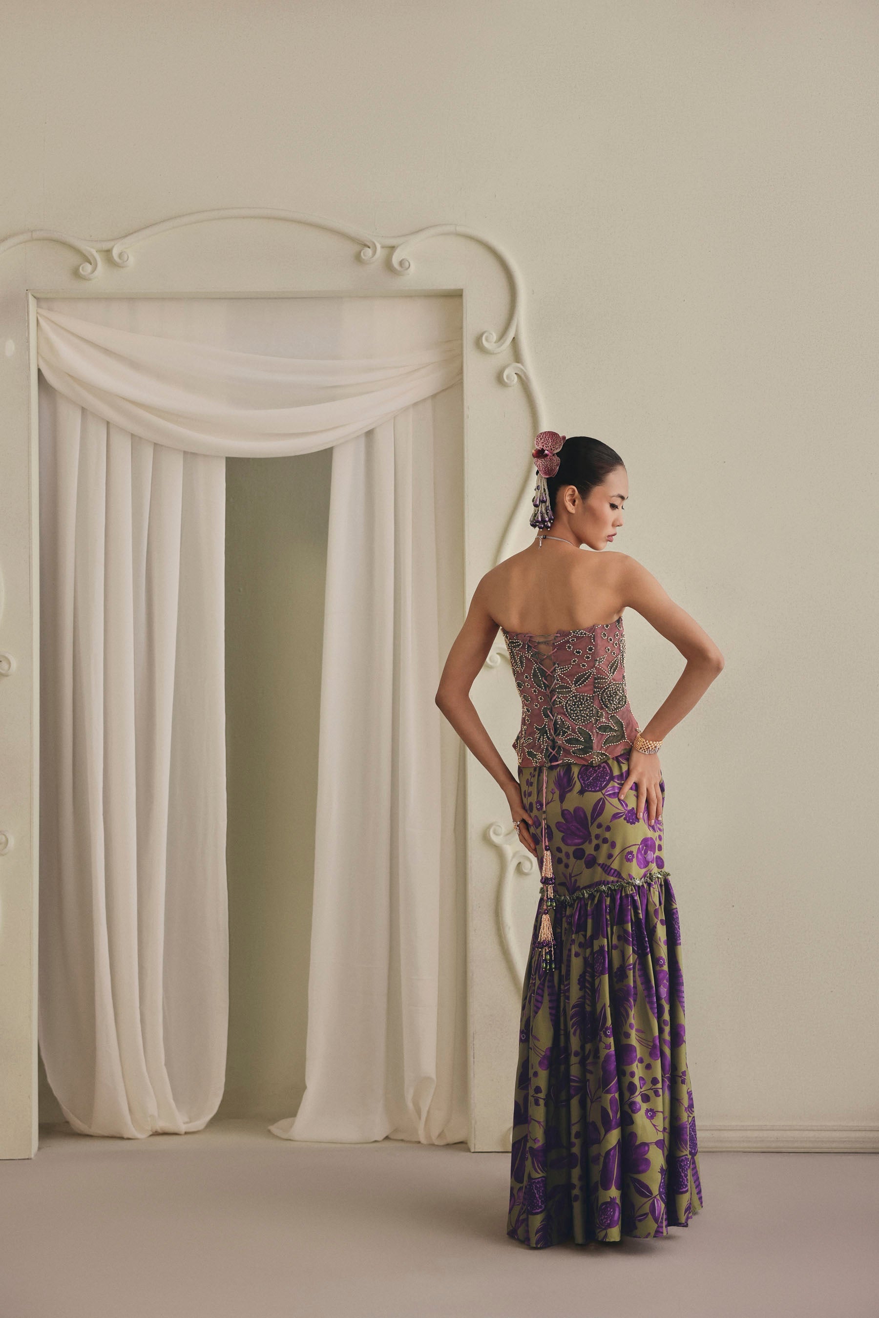 Amethyst Bloom Lehenga