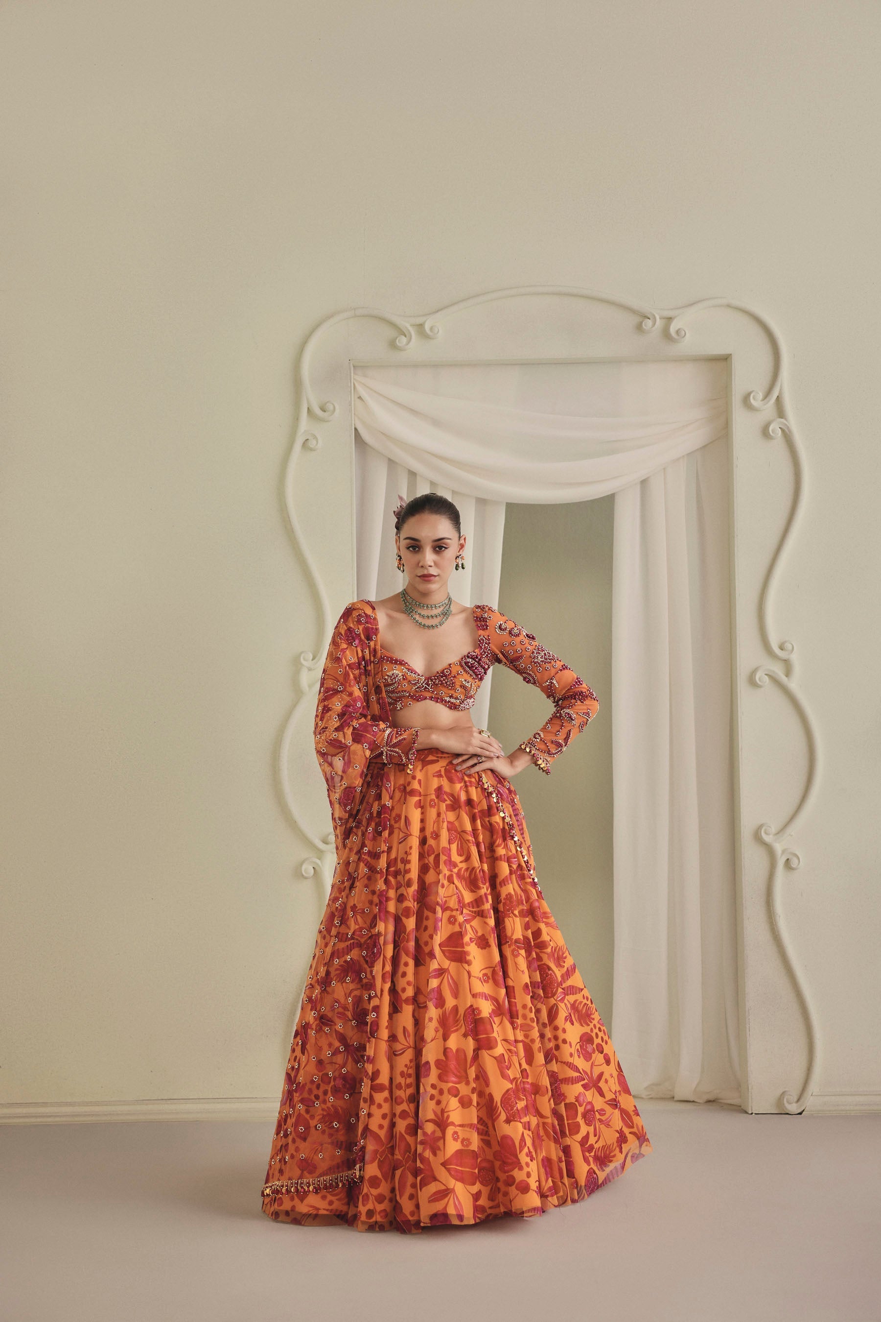 Solana Embroidered Lehenga Main image
