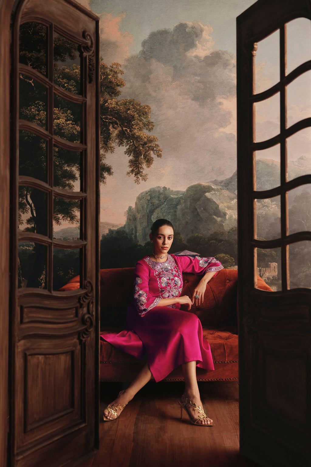 Petal Patti Long Dress
