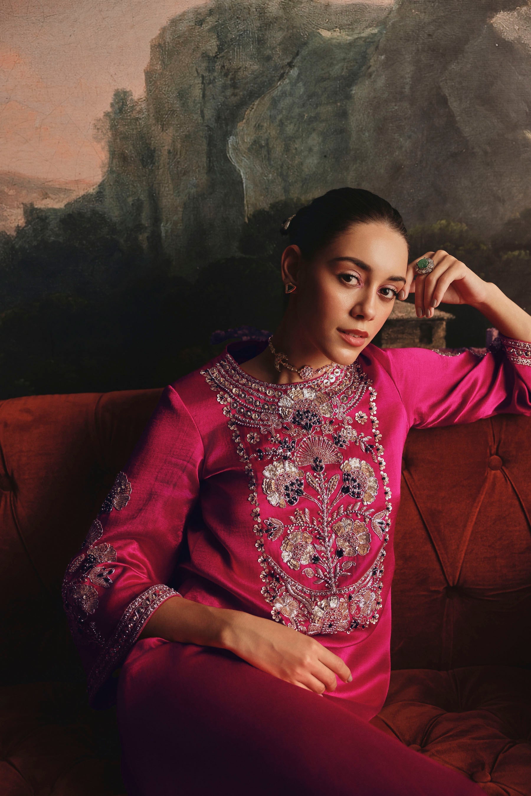 Petal Patti Long Dress