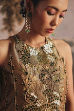 Golden Flowers Dress