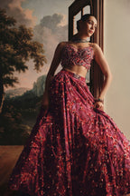 Plucked Pearl Lehenga