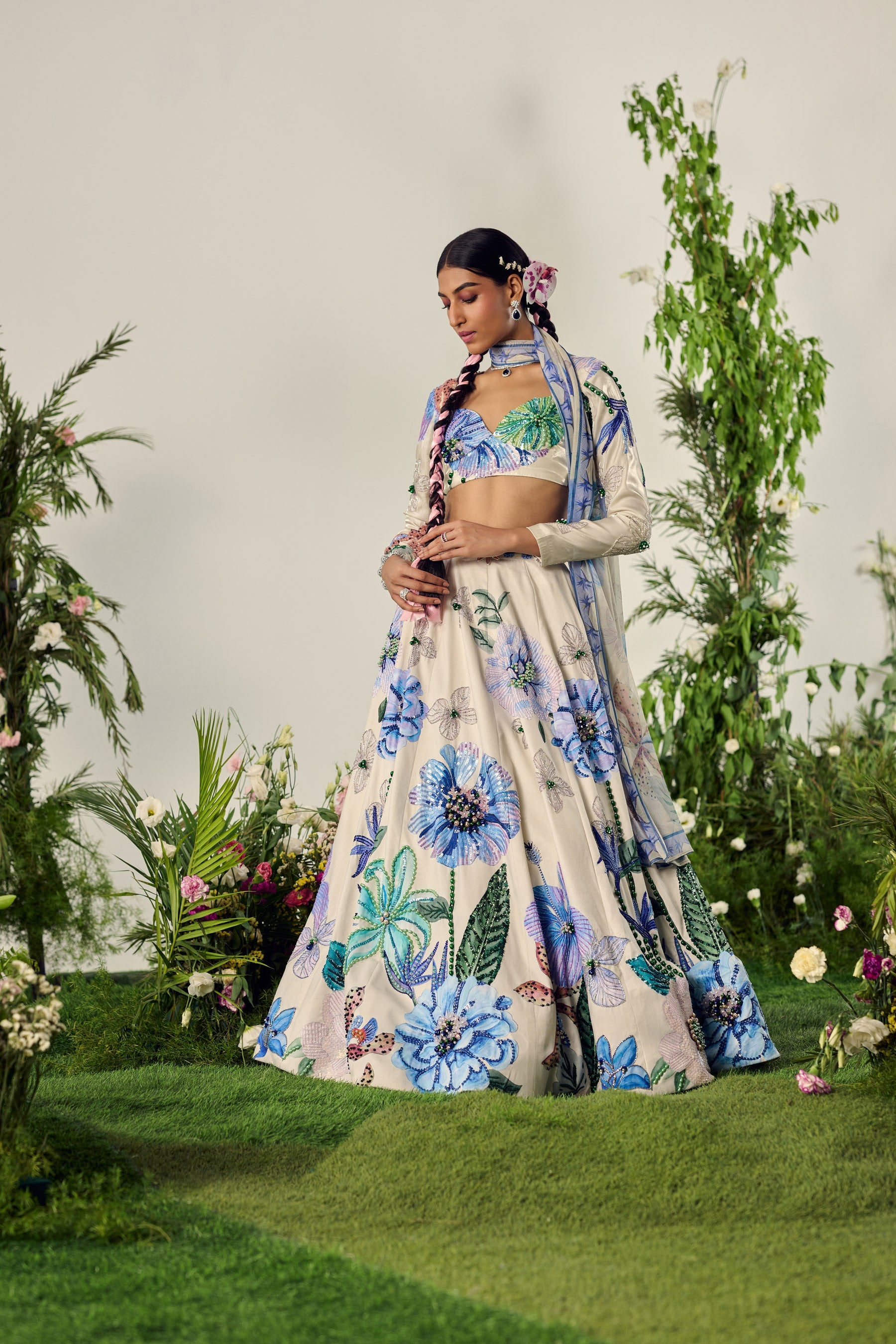 Fleur Sauvage Lehenga Main image