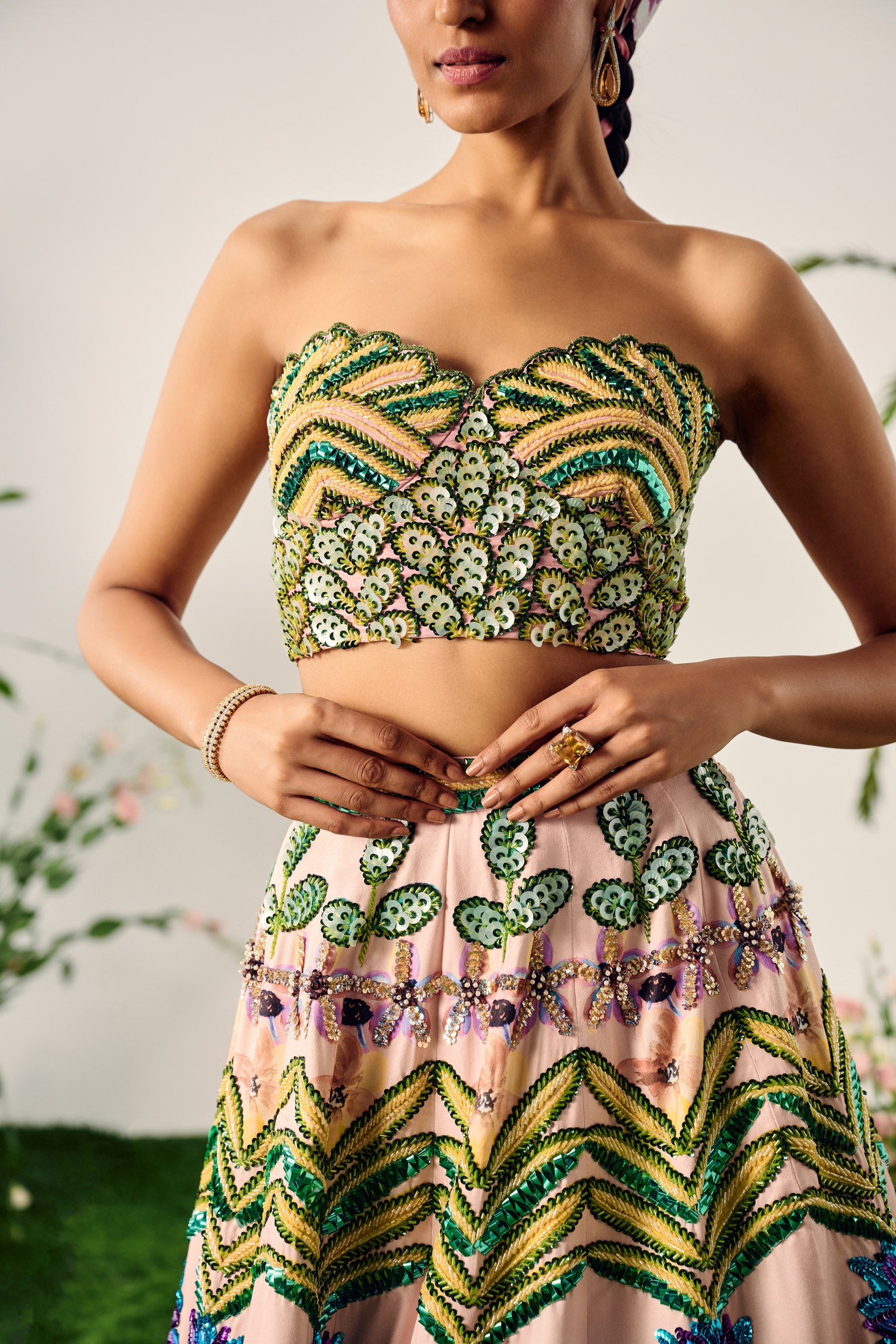 Jardin Privé Lehenga Secondary image