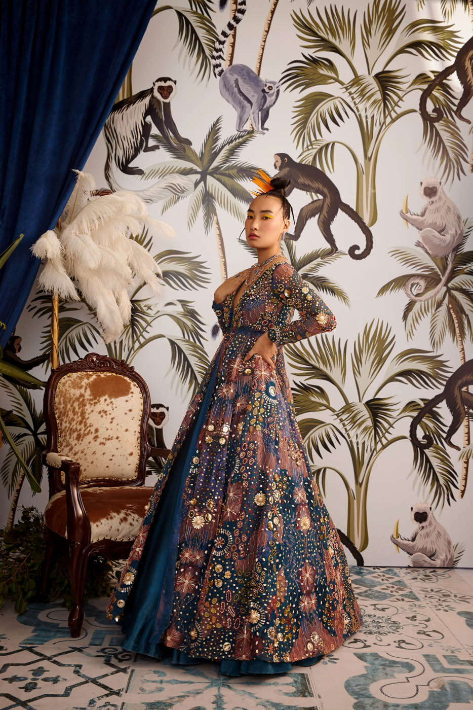 Celestial Durbar Lehenga