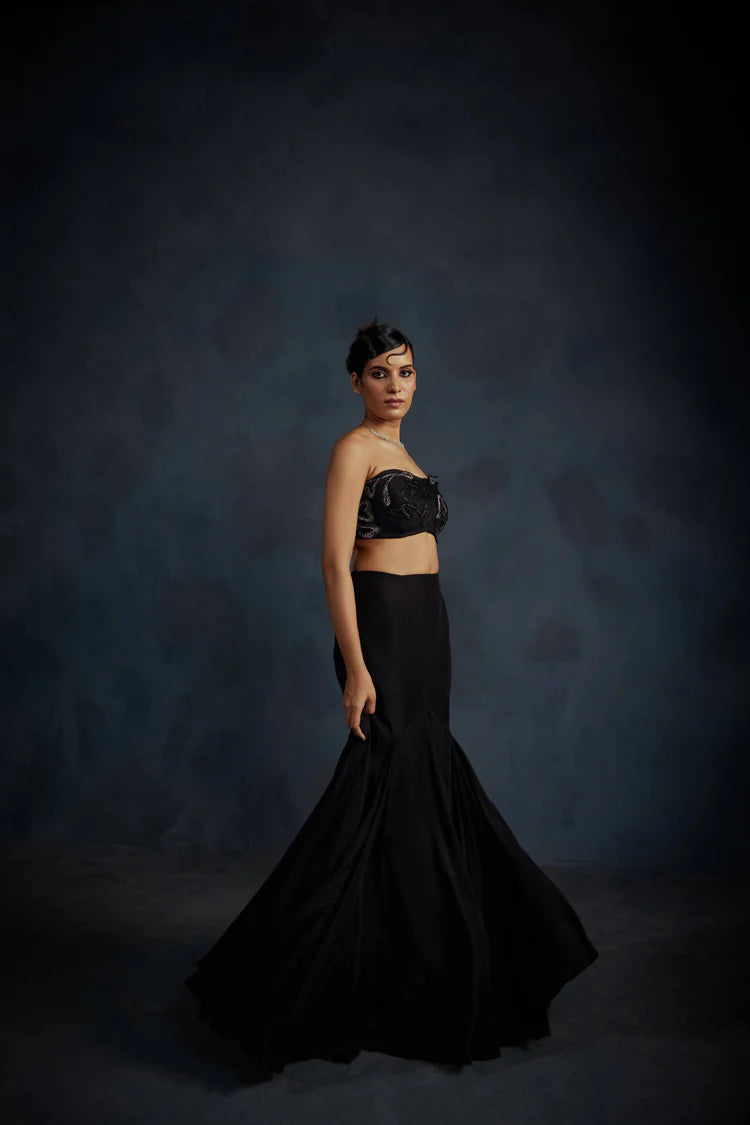Dark Princess Lehenga Main image