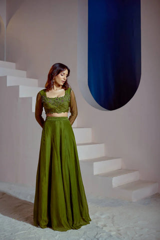 Floralis Lehenga