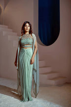 Celestial Drape Skirt Set