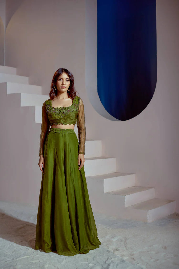 Floralis Lehenga