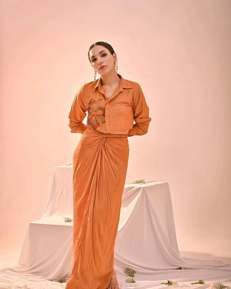 Aurum Jacket & Skirt Set