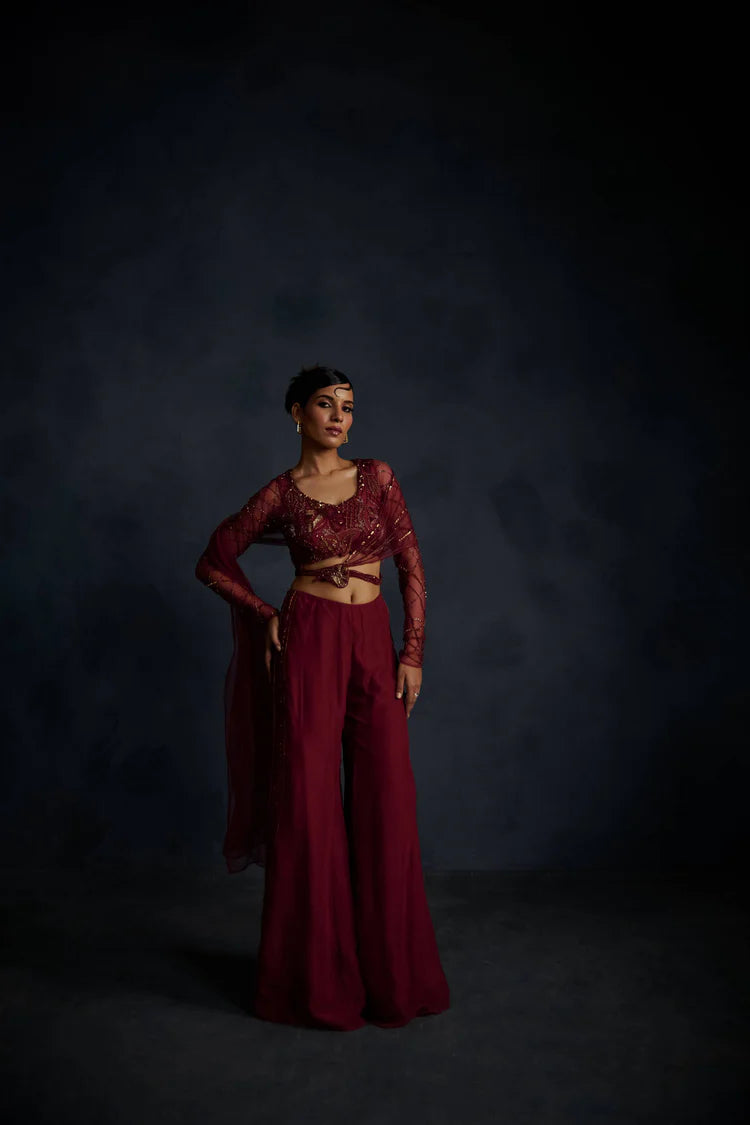 Etheral Palazzo Drape Saree