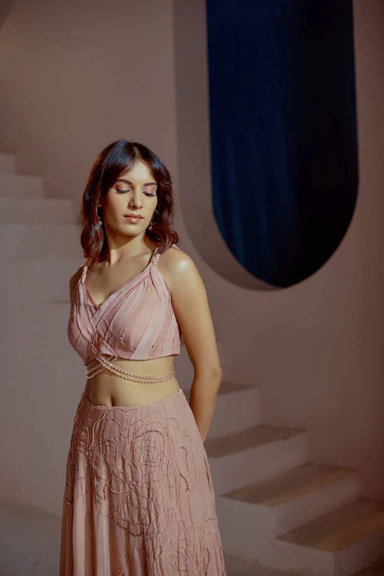 Denim Jacket Lehenga