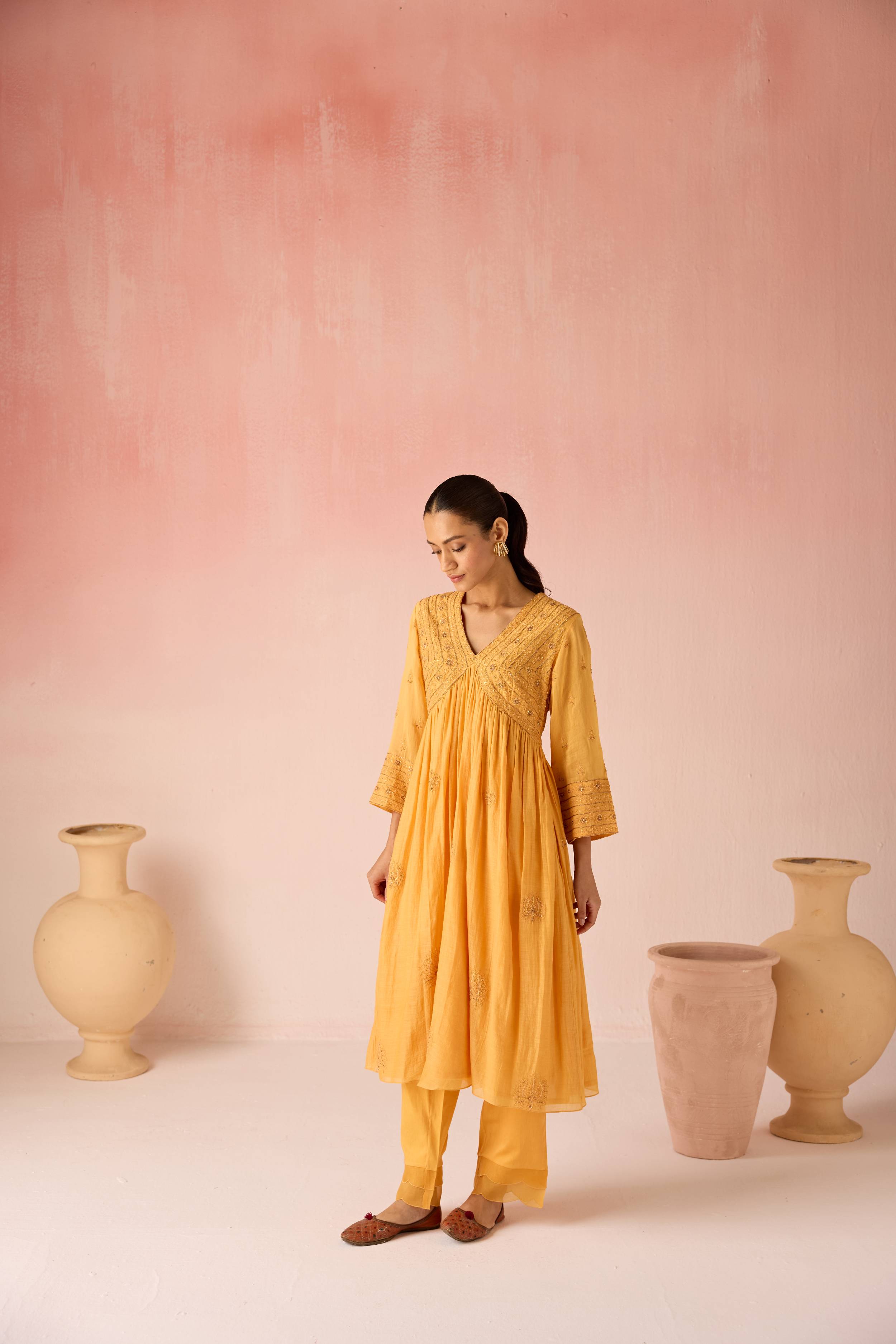 Amber Flared Kurta Set