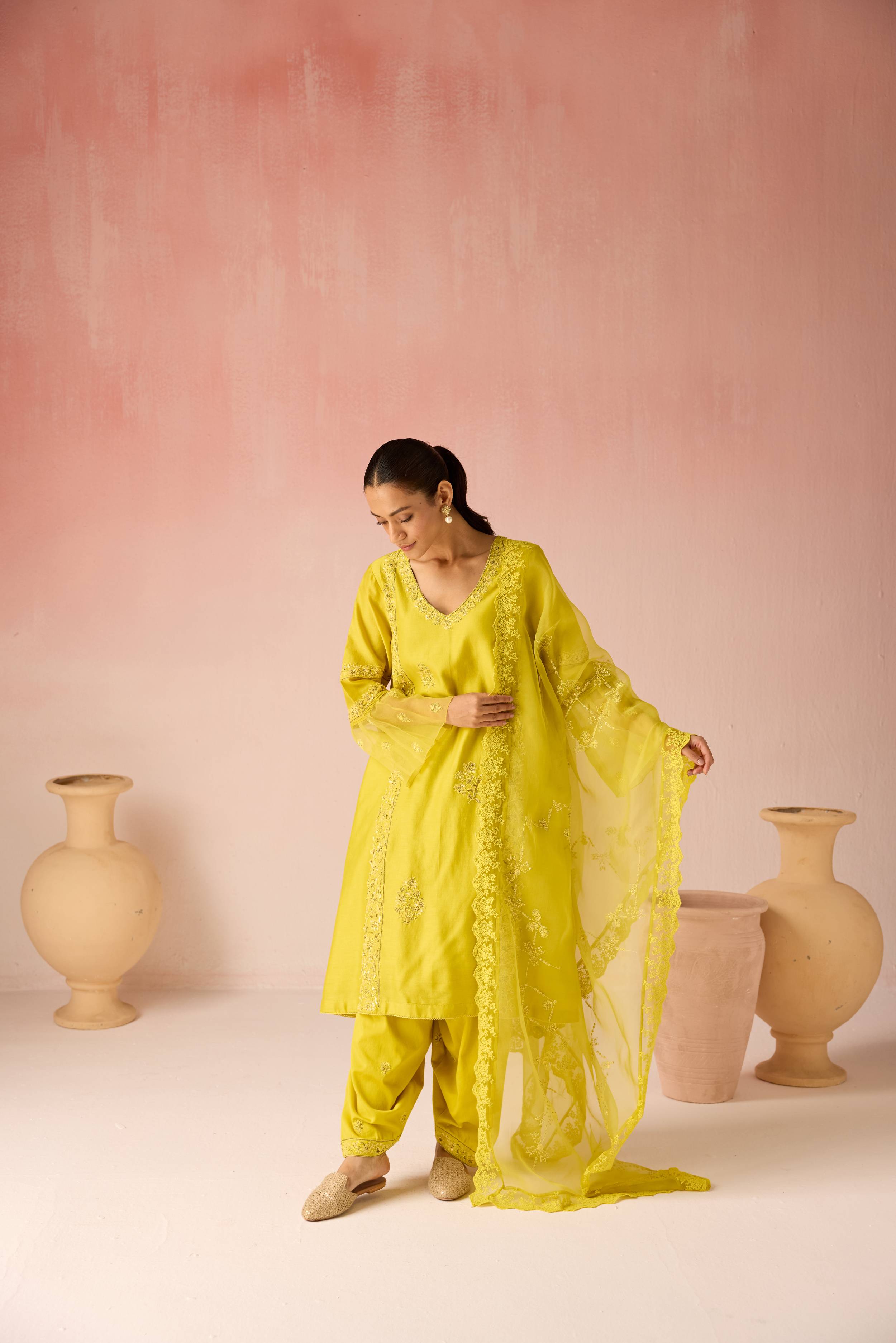 Sunbeam Long Kurta Set Secondary image