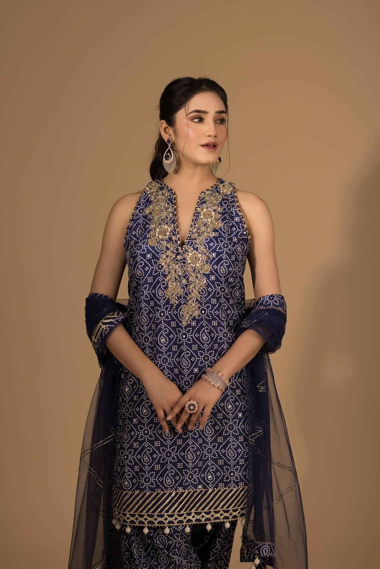 Bandej Silk Tulip Salwar Suit Main image