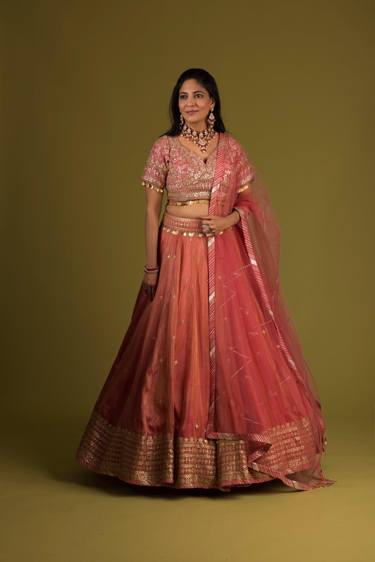 Pearl Zarkan Embroidered Lehenga