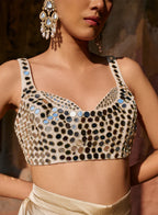 Reeva Cutwork Jacket Set